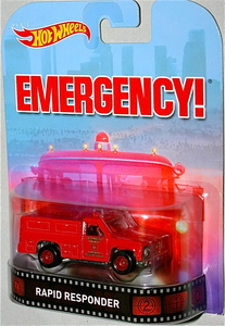 Hot Wheels Retro エマージェンシー! Emergency 1/64 Rapid Responder 消防車 ラピッド レスポンダー 劇中車 レトロ エンターテイメント