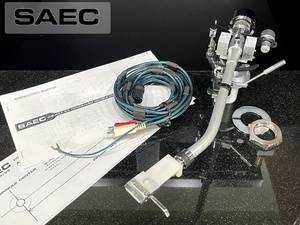  tone arm SAEC WE-407/23 ULS-3X original shell /SAEC cable etc. attached lifter oil supplement ending Audio Station