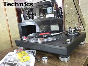 レコードプレーヤー Technics SL-1200MK4 シェル/新品RCAケーブル等付属 当社整備/調整済品 Audio Station