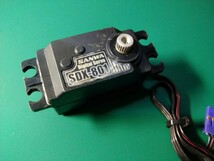 修理必要　ジャンク品　サンワ　デジタルサーボ　SDX-801　タミヤ　ラジコン　などに_画像1