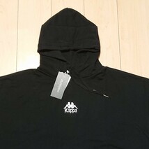 M 新品 Kappa × FREAK'S STORE 別注 パーカー KPO-913F カッパ × フリークスストア スウェットパーカー フーデット ブラック 黒_画像2