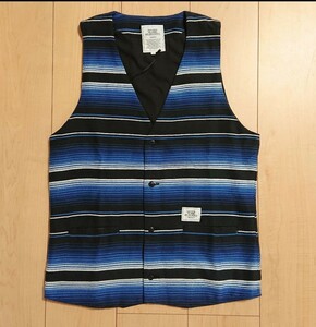 M 新品 THE CRIMIE MEXICAN VEST バイカー アメカジ ボーダー ネイティブ メキシカンベスト ジレベスト クライミー メキシカン ベスト