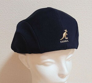 M 美品 KANGOL TROPIC 507 ハンチング キャップ オールメッシュ 6915BC カンゴール トロピック 507 ネイビー 紺