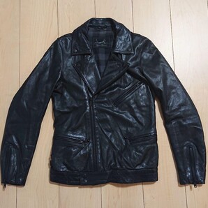 HYSTERIC GLAMOUR ラムレザージャケット ライダースラムレザー レザージャケット レザー ライダース ジャケット バイカージャケット 羊革