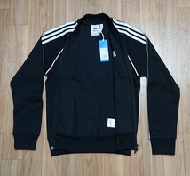 S 新品 adidas ORIGINALS Super Star Track Top CW1256 アディダス オリジナルス スーパースター 黒 白 トラックトップ トラックジャケット_画像2