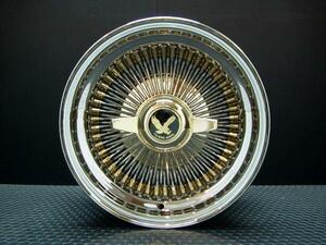 ワイヤーホイール T's WIRE 13X7J STD100SP トリプルゴールド4本セット　＜ローライダー/USDM/アコード/シビック/ハイラックス＞