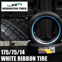 REMINGTON ホワイトリボンタイヤ 175/75R14　2本（レミントン）＜ローライダー/USDM/インパラ/タウンカー/キャデ/カプリス＞_画像2