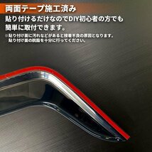 新型ジムニーJB64/ジムニーシエラJB74 カスタムパーツ 車種専用設計　スモークドアバイザー_画像3