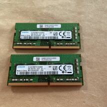 16GB#64#SAMSUNG 8GB 1Rx8 PC-2400T-SA1-11。8GBx2枚=16GB_画像1