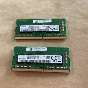 16GB#69#SAMSUNG 8GB 1Rx8 PC-2400T-SA1-11。8GBx2枚=16GB