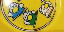 黄色 キャラクター 柄風呂桶 直径21cm IZUMI germe 昭和レトロ　洗面器　2個　エモい　可愛い　桶 レトロ雑貨 当時物　ジャンク　USED_画像5