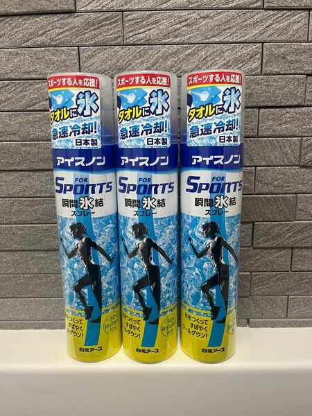 アイスノン For Sports 瞬間氷結スプレー 230ml ×3