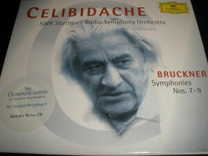 4CD チェリビダッケ ブルックナー 交響曲 7 8 9番 シューベルト 5番 ボーナス 特典 リハーサル リマスター Bruckner Schubert Celibidache