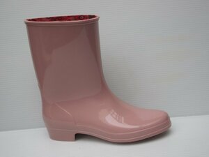  sale 25.0. Achilles Curren 310 rose made in Japan woman lady's gardening gardening car wash farm work rubber boots rain shoes boots 