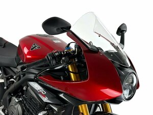 【国内在庫】WRS ダブリューアールエス ウインドスクリーン スポーツタイプ シールド クリア TRIUMPH SPEED TRIPLE 1200 RR スピトリ ★