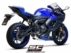 【国内在庫】SC-PROJECT SCプロジェクト フルエキゾーストシステム 2-1 & S1 サイレンサー 消音バッフル付属 YAMAHA YZF-R7 '21-23 ヤマハ