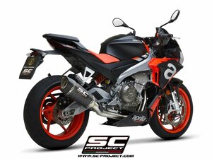 [ domestic stock ]SC-PROJECT SC Project 2-1 racing full exhaust system & SC1-R silencer silencing baffle APRILIA TUONO 660