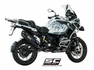 【国内在庫】SC-PROJECT アドベンチャーエキゾースト ”ブラックエディション” 消音バッフル付属 BMW R1200 GS ADVENTURE '13-16