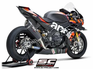 [ domestic stock ]SC-PROJECT SC Project 4-2-1 racing titanium full exhaust & SC1-R carbon silencer APRILIA RSV4 FACTORY