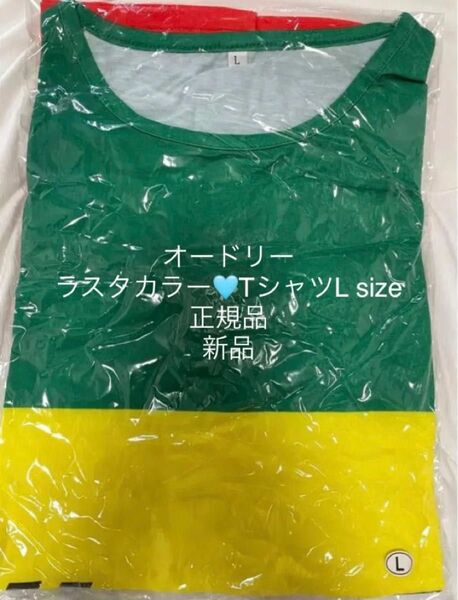 【届きたて】【最終お値下げ】【新品】『オードリーラスタカラーTシャツL size』