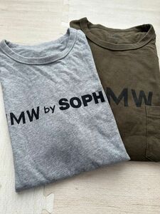 GU×SOPH 1MW by SOPH 半袖 Tシャツ 2枚セット L