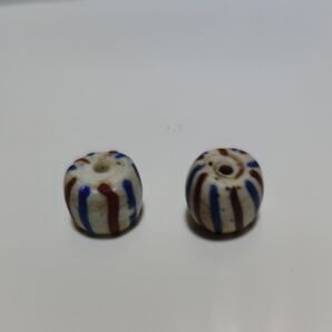 エスニックビーズとんぼ玉2個セット