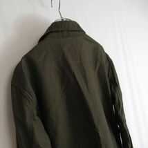 BEAMS BOY コットン ミリタリー ジャケット BDU ブルゾン カーキ ブラウン ビームスボーイ Mサイズ レディース オープンカラーシャツ 綿_画像5