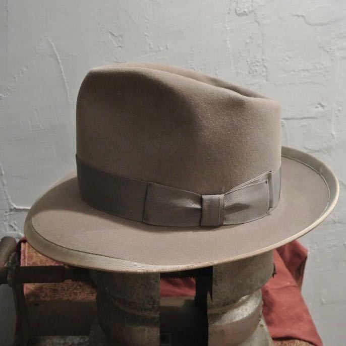 30s Vintage stetson western hat 1/4 58cmヴィンテージステットソン