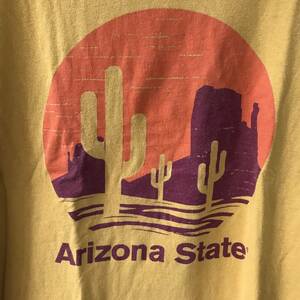 アメリカヴィンテージ 　Arizonaアリゾナ州Tシャツ　アドバタイジング広告サボテン/ネイティブロサンゼルス