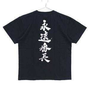 【送料無料】横浜DeNAベイスターズ/#18 三浦大輔/“永遠番長” Tシャツ(A柄 背面シルバー)/引退記念/ブラック/Mサイズ