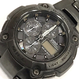 カシオ Gショック MR-G チタン タフソーラー 腕時計 MRG-7100BJ 黒 ブラック メンズ ファッション小物 G-SHOCK