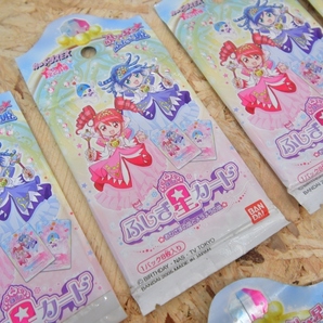 2005年 日本製 ふしぎ星のふたご姫 ふしぎ星カード おひさまの国とメラメラの国 カードダスEX バンダイ 未使用 未開封 まとめての画像2