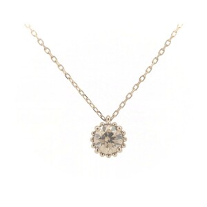 kasi Kei Mill diamond necklace 0.30ct K18BG(18 gold Brown Gold ) pawnshop exhibition 