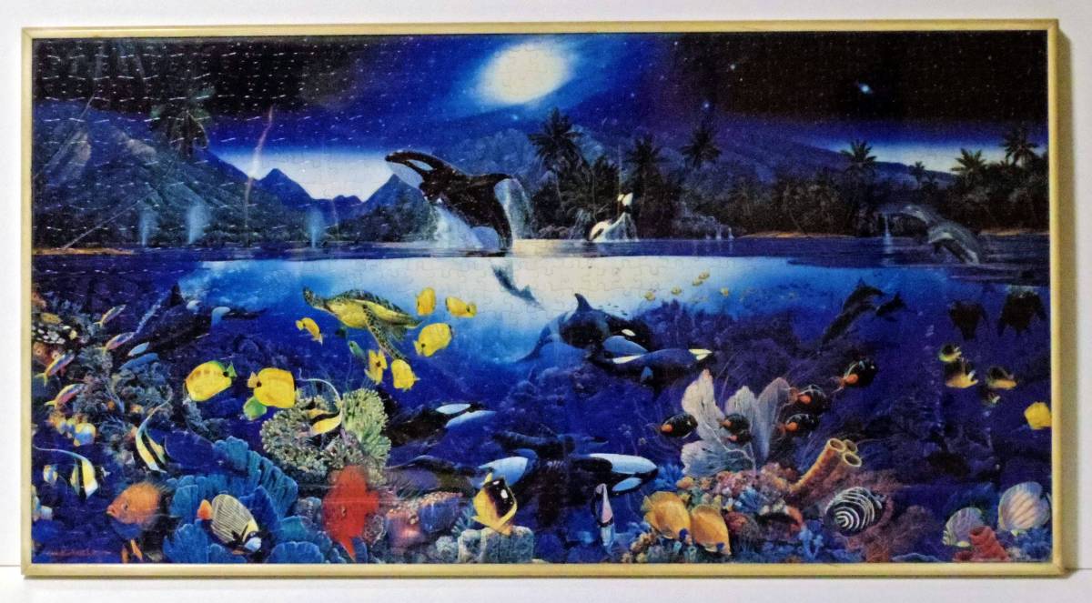 Puzzle Fertigprodukt Lassen 780 x 410 mm 1, 000 Stück, dynamisches und zartes, seltenes Stück, inklusive Rahmen, Wandbehang im Inneren, Spielzeug, Spiel, Puzzle, Puzzle