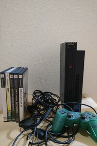 SONY SCPH-18000 PlayStation 2 PS2 プレイステーション2 プレステ 2 通電確認済み 動作未確認 おまけソフト5個付き