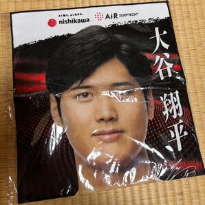 エンゼルス 大谷翔平 選手 タオル 顔写真 新品未使用　nishikawa サイン