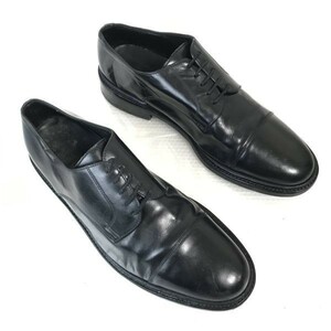 ロトゥセ/LOTTUSSE SELECTION☆本革/グッドイヤー製法/ストレートチップ【8/26.5-27.0/黒/BLACK】ビジネス/Vintage/dress shoes◎CD-114