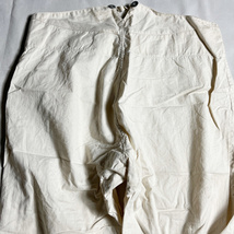 超レア! 10's ドイツ軍 コットン チョア トラウザーズ cotton chore trousers german army linen リネン work ワーク 海軍 陸軍 パンツ 着_画像8