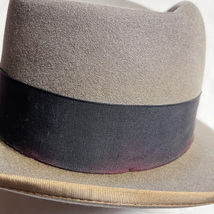 超レア! 40's STETSON 58CM ステットソニアン STETSONIAN ステットソン USA VINTAGE HAT ヴィンテージ ハット WHIPPET ウィペット レア 着_画像5