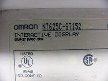 ★現状品 OMRON PLC NT625C-ST152 タッチパネル バックライト切れ？_画像4