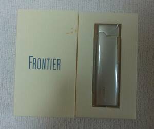 「FRONTIER」　フリントガスライター　フロンティア　ガスライター 煙草 当選品 非売品 ノベルティ