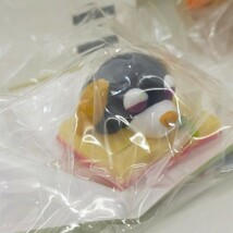 【未使用保管ですが難あり】お茶犬 お茶犬の〜んびり マスコット その五 その六 TOMY ソフビフィギュア 【管:あ09】_画像5