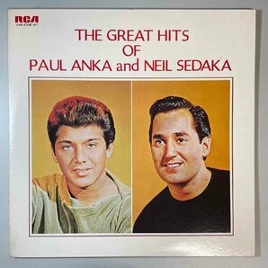 33978★良盤【日本盤】 The Great Hits of Paul Anka and Neil Sedaka ・２枚組の画像1