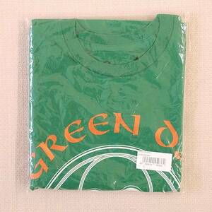 魅惑のバンドT特集! 新品『GREEN DAY グリーン・デイ』半袖Tシャツ グリーン サイズS／ロックT