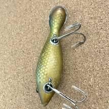 ヘドン　Heddon No.5000 ダドポリー　デラックスグリーンスケールカラー　L-rig ハート型メタルリップ　、トレブルフック_画像7