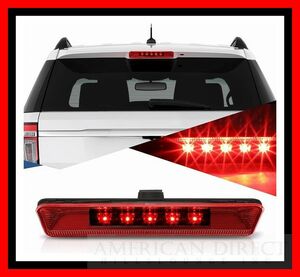 【NEW/レッド/クリスタル】2011-2015y フォード エクスプローラー LED ハイマウント ストップ ランプ ライト リア バック テール