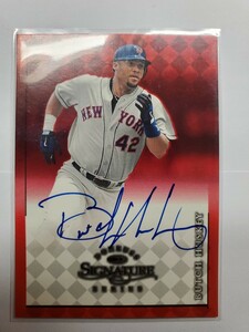 butch huskey Auto donruss signature series MLB 1998 ブッチ・ハスキー　直筆サインカード　メッツ