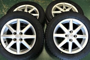 アクア NHP10 新品スタッドレス 23年製 純正ホイール 175/65R15 トーヨー オブザーブ ギズ2 スペイド 160系 フィールダー ヴィッツ