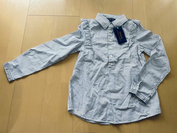 【新品】ラルフローレン　子ども用　シャツ 140 RALPH LAUREN 長袖シャツ シャツ