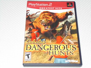 PS2★Cabela's DANGEROUS HUNTS 海外版 北米版★箱付・説明書付・ソフト付